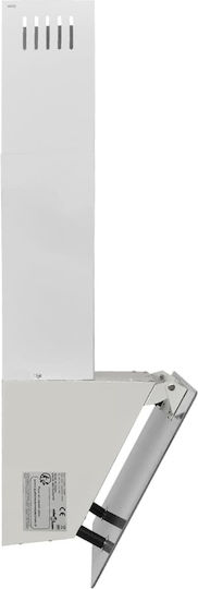 vidaXL Chimney Vent Hood 60cm White