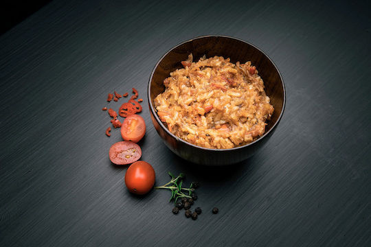 Real Turmat Pulled Pork mit Reis Fertiggericht mit Fleisch / Reis 452kcal 121gr - 5 Jahre