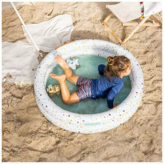 Swim Essentials Terrazzo Piscină Gonflabilă Rotundă Pentru Copii 60lt Albă