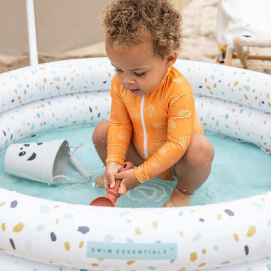 Swim Essentials Terrazzo Piscină Gonflabilă Rotundă Pentru Copii 60lt Albă