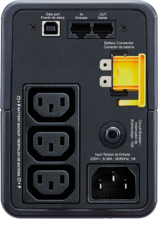 APC Back-UPS Line-Interactive 500VA 300W with 3 IEC Outlets