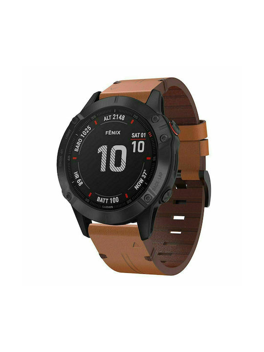 Tech-Protect Strap Strap Leather Brown (- Forerunner 935/945 (22mm))