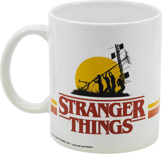 Stor Stranger Things - Hawkins Κούπα Κεραμική Πολύχρωμη 325ml