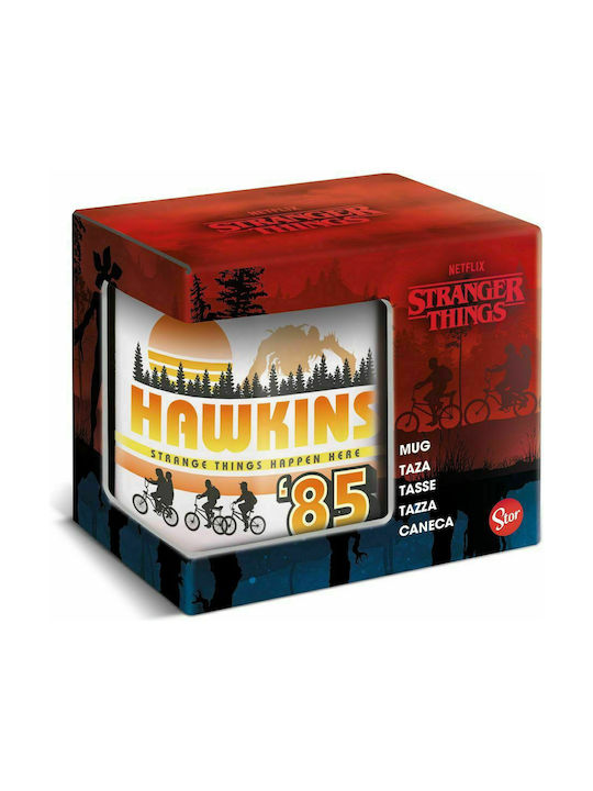 Stor Stranger Things - Hawkins Mug Ceramic Multicolored 325ml