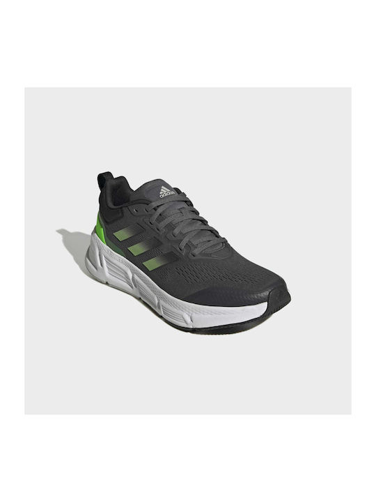 Questar Herren Sportschuhe Laufen Grey Five / Solar Green / Core Black