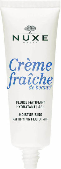 Nuxe Creme Fraiche De Beaute Moisturising Mattifying 24ωρη Ενυδατική & Ρυθμιστική Λεπτόρρευστη Κρέμα Προσώπου 50ml