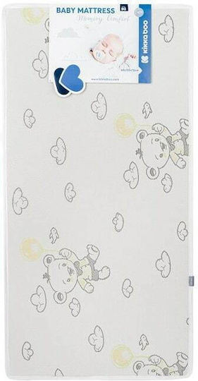 Kikka Boo Crib Mattress Memory Comfort Bear Grey with Memory Foam 70x140x12cm