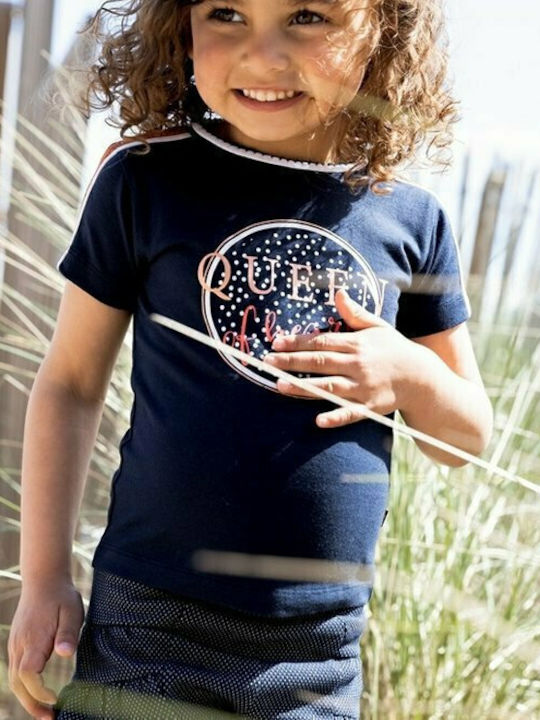 Kinder-T-Shirt Marineblau