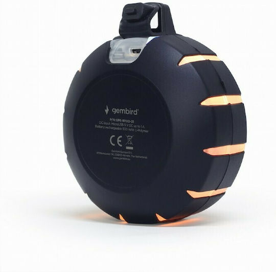 Gembird Bluetooth Speaker 3W with Battery Life up to 3 hours Black SPK-BTOD-01