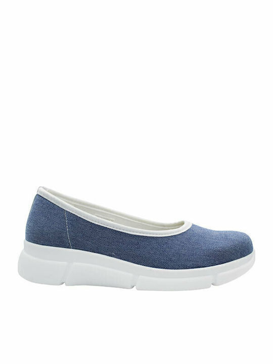 Anatomic Leather Ballerinas Light Blue