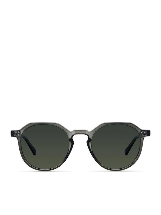 Meller Chauen Unisex Sunglasses with Gray Plastic Frame and Green Polarized Lens CH-FOGOLI