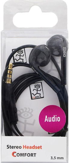 2GO Comfort În ureche Handsfree cu Mufă 3.5mm Negru