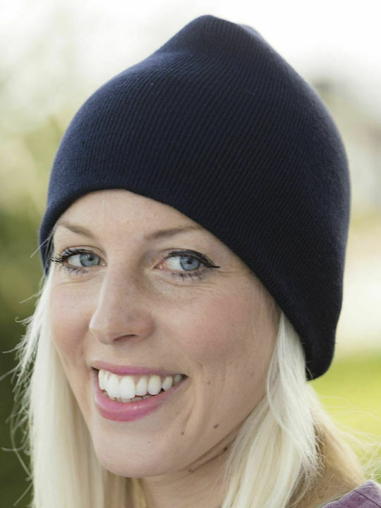 Ανδρικός Beanie Σκούφος σε Navy Μπλε χρώμα