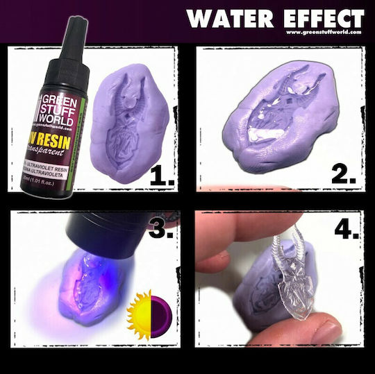 Green Stuff World UV Resin Culoare Modelism Water Effect 17ml