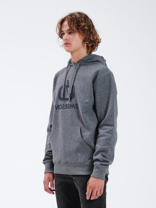Sweatshirt with Hood Dark Grey