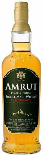 Whiskey Indienς Single Malt Peated Cask Strength 62.8% 700ml