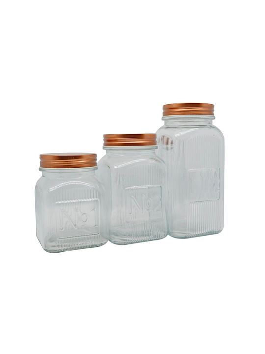 Ankor Βάζο Γενικής Χρήσης με Καπάκι Γυάλινο 1000ml