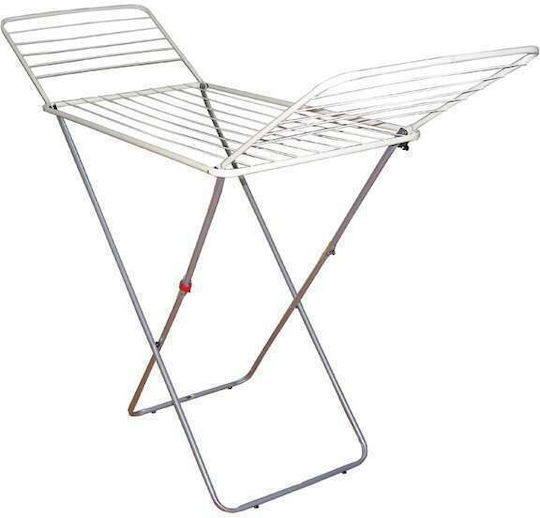 Newest DC-100Α Stainless Steel Folding Floor Clothes Drying Rack with Hanging Length 18m