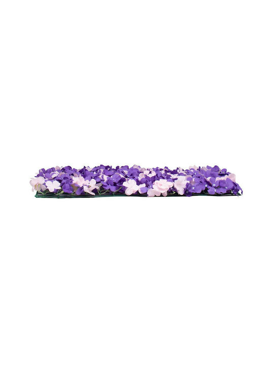 GloboStar Artificial Foliage Panel Hydrangea - Pink - Purple 60x40cm