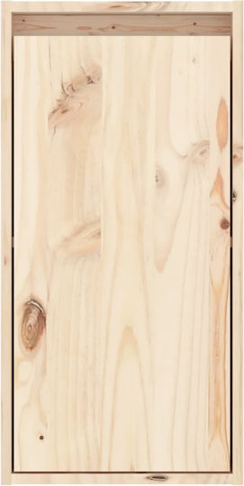 Dulap Pandantiv Pentru Sufragerie Din Lemn Masiv Bej 30x30x60cm