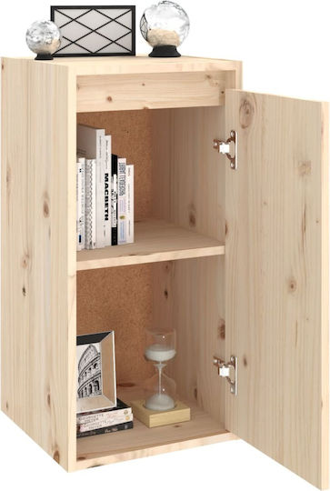 Dulap Pandantiv Pentru Sufragerie Din Lemn Masiv Bej 30x30x60cm