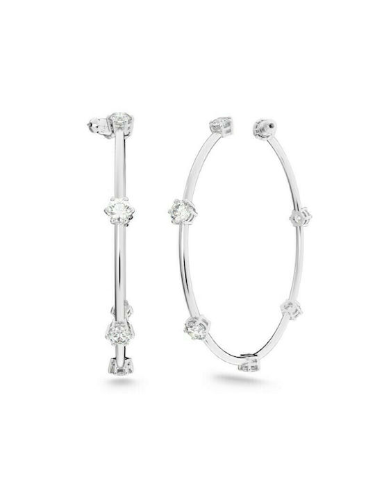 Swarovski Constella Ohrringe Creolen aus Silber mit Steinen
