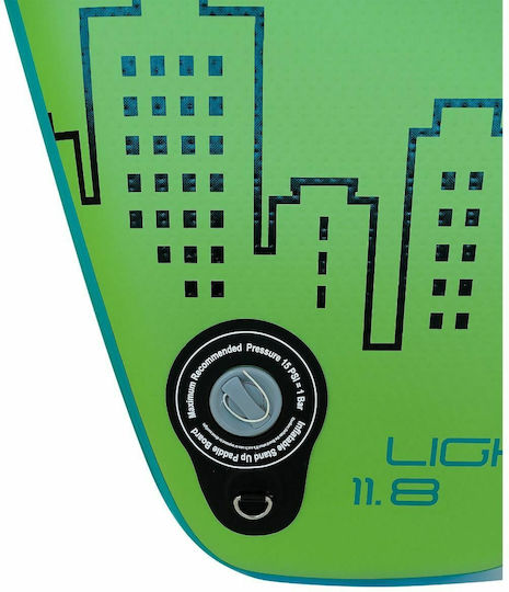 Spinera Light Φουσκωτή Σανίδα SUP / Kayak με Μήκος 3.56m Πράσινη