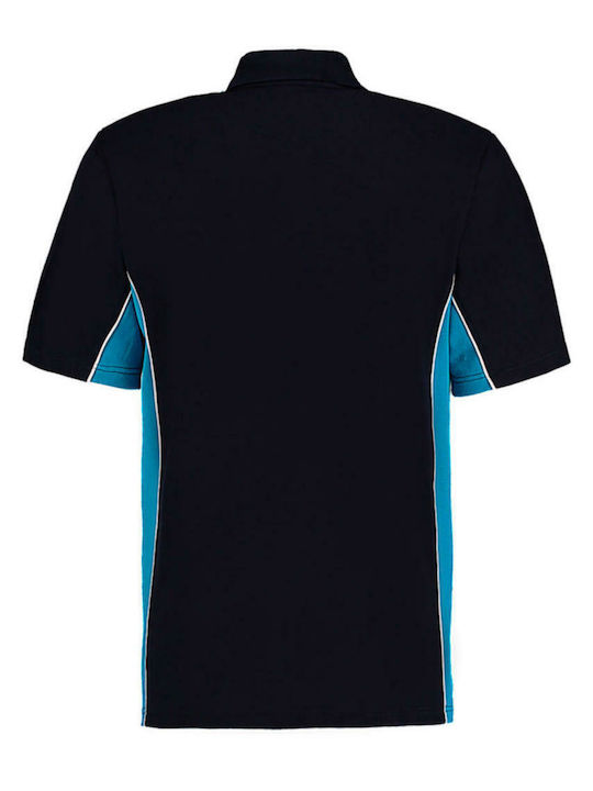Kustom Kit KK475 Ανδρικό Διαφημιστικό T-shirt Κοντομάνικο Navy / Light Blue / White