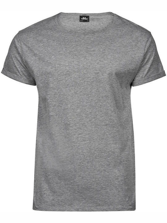 Tee Jays Roll-Up 5062 Men's Short Sleeve Promotional T-Shirt Heather Grey