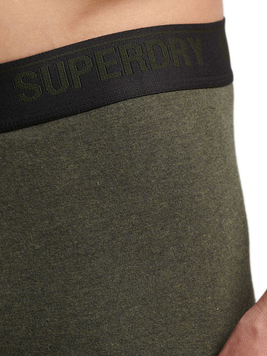 Men's Boxers Black / Olive / Grey Marl 3Pack