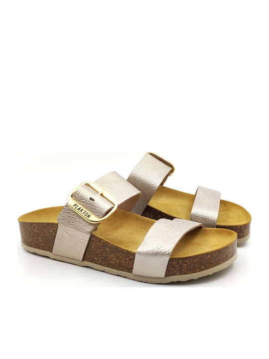 Leather Women's Anatomic Sandals Elefante Lame Nude