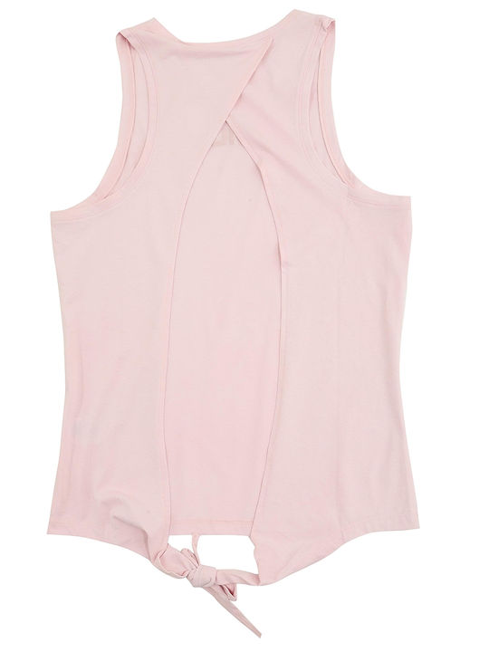 Fila Women's Summer Blouse Cotton Sleeveless Pink