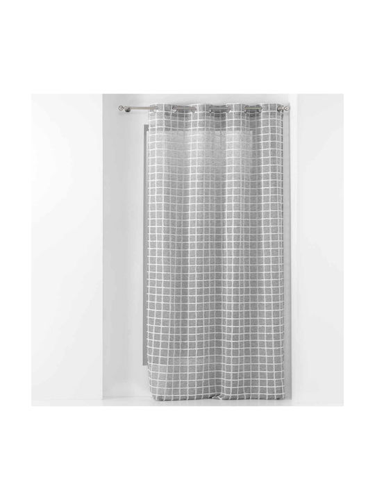 Curtain with Grommets L-C Karrona Anthracite 140x240cm