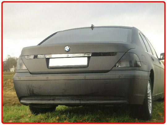 mcCarbon Car Membrane Stickers Carbon 100 x 60cm for Car Lights in Black Color 1pcs