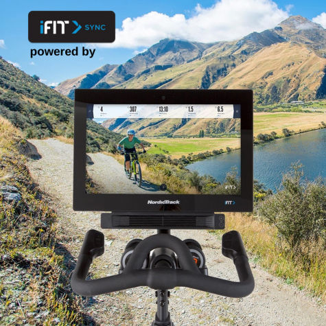 NordicTrack Commercial S22i Studio Bicicletă de exerciții în picioare Magnetic cu roți