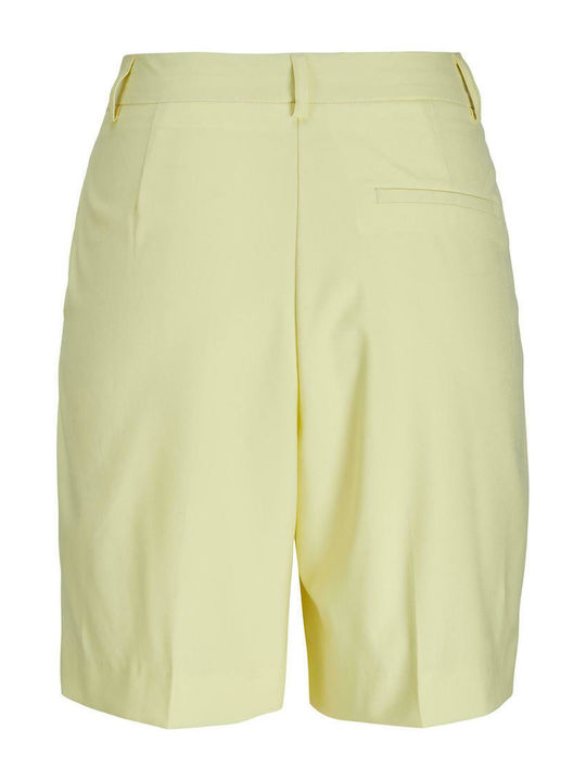 Women's High-waisted Shorts Pastel Yellow