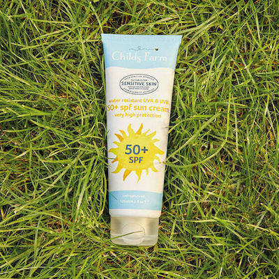 Childs Farm Sensitive Skin Αδιάβροχο Βρεφικό Αντηλιακό Γαλάκτωμα SPF50 125ml