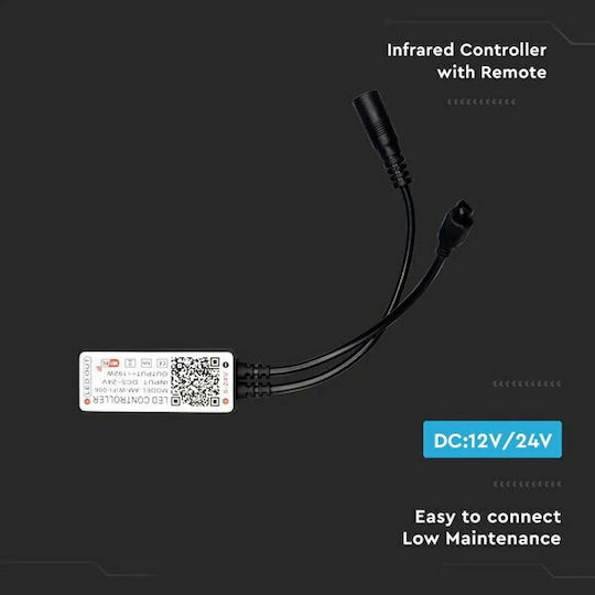 V-TAC Drahtlos RGBW Controller Wi-Fi mit Fernbedienung Handwerkzeug 2900