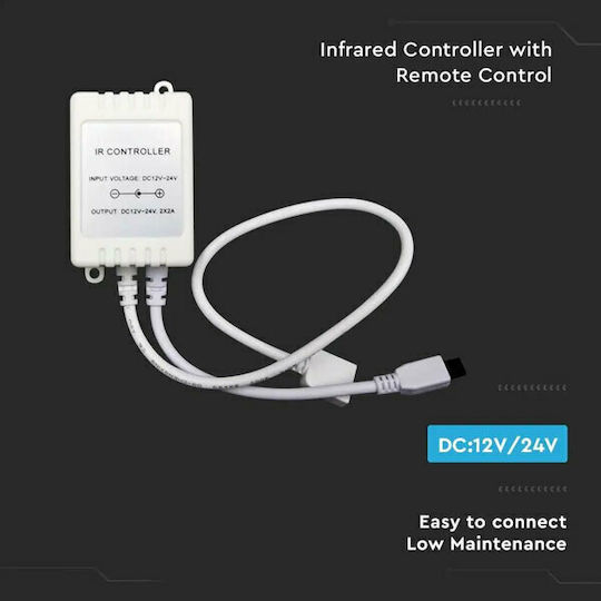 V-TAC Controller για Ρυθμιζόμενο Λευκό με Τηλεχειριστήριο Χειρός 2901