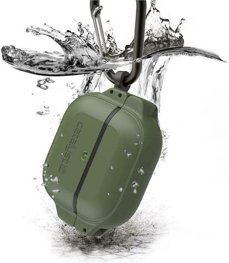 Catalyst Total Protection Калъф с кука Army Green за Apple AirPods 3