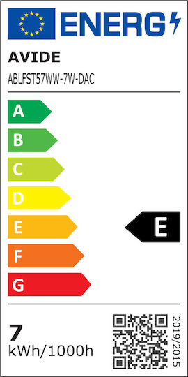 Avide ABLFST57WW-7W-DAC LED Bulb 7W 133mm for Socket E27 Warm White 725lm Dimmable