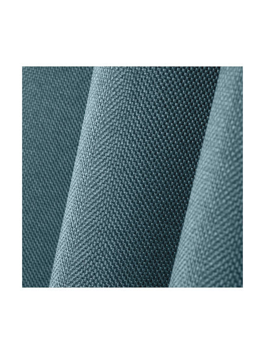 Curtain with Grommets S-F Copenhague Aqua 140x260cm
