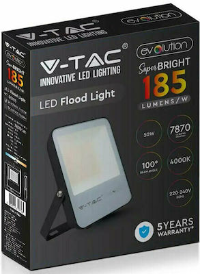 V-TAC Wasserdicht LED Flutlicht 50W Kaltweiß 6400K IP65