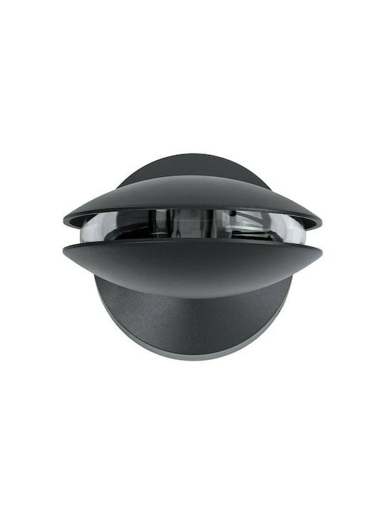 GloboStar Zeroda Wall-Mounted Outdoor Spot Light LED IP65 9W with Warm White Light Double Beam 11x10x16εκ.