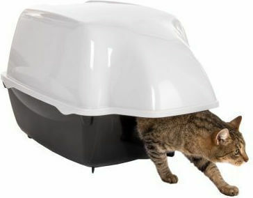 Ferplast Cosmic Cat Toilet Closed Red L73.5 x W43.5 x H41cm