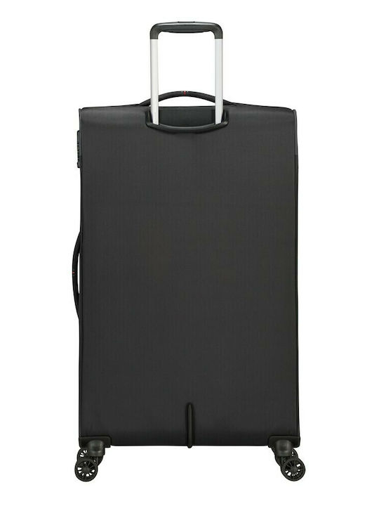 American Tourister Crosstrack Μεγάλη Βαλίτσα Ταξιδίου Υφασμάτινη Γκρι με 4 Ρόδες Ύψους 79εκ.