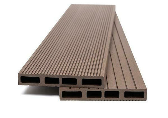 Newplan Garduri Deck Pentru Grădină Din WPC 360x14x2cm Maro
