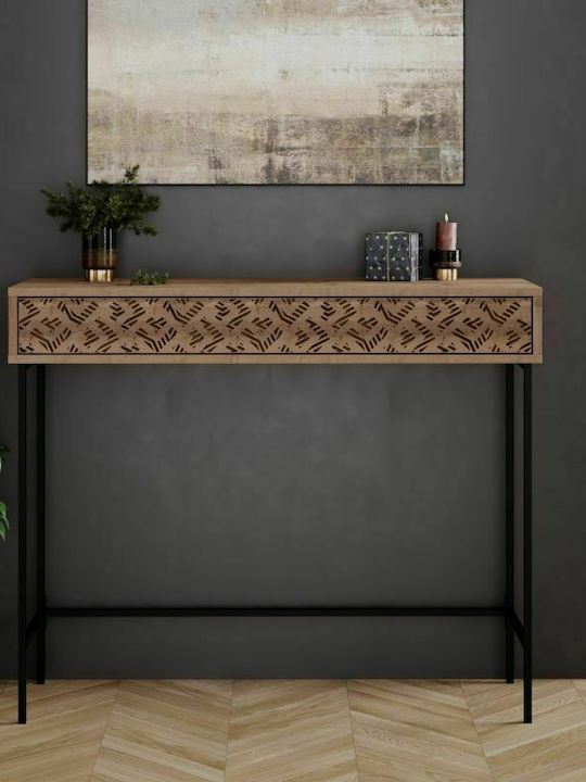 Elettra Konsole Walnut / Black L110xB35.5xH90cm