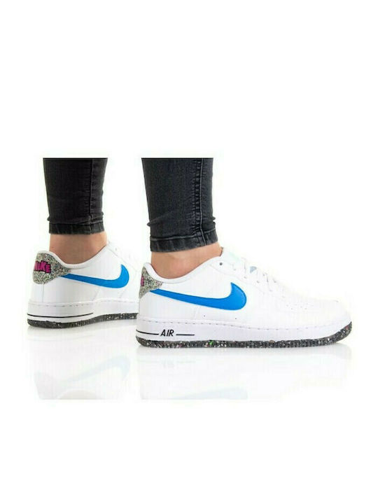 Nike Παιδικά Sneakers Air Force White / Lt Photo Blue / Mint Foam