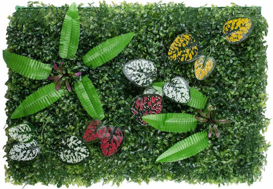 GloboStar Panou artificial de frunziș Pyxari - Fern - Polka 60x40cm